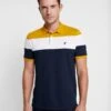 Pier One Poloshirt - Dark Blue/Mustard 1 Pier One Poloshirt - Dark Blue/Mustard -Pier One 049d18c092344dcaab7fb30bacc28a30