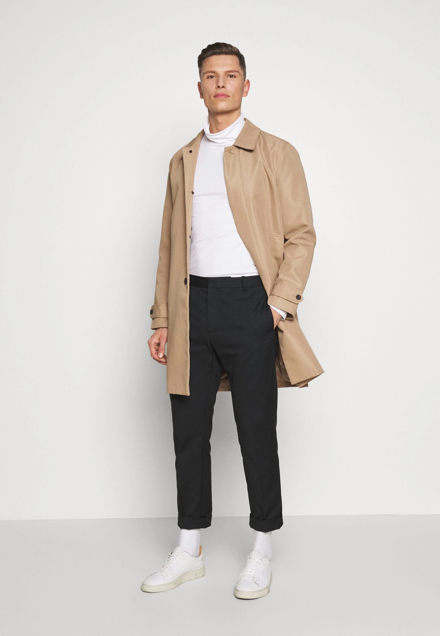 Pier One 2 Pack - Longsleeve - White/Black 4 Pier One 2 Pack - Longsleeve - White/Black - Afbeelding 2