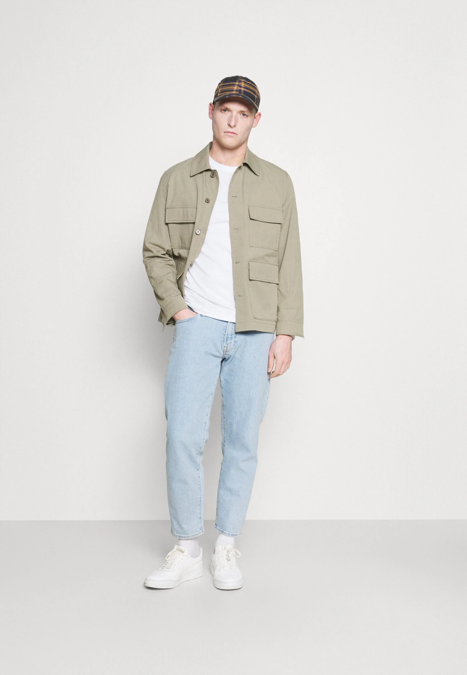 Pier One 5 Pack - Longsleeve - White/Dark Blu/Grey 3 Pier One 5 Pack - Longsleeve - White/Dark Blu/Grey