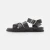 Pier One Unisex - Sandalen - Black 2 Pier One Unisex - Sandalen - Black -Pier One 13f4e0e6a67e4656940045ec37d8b11b