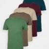 Pier One 5 Pack - T-Shirt Basic - Green/Beige/Khaki -Pier One 1e3fbf865ab147a9aa190c3e7c164f91