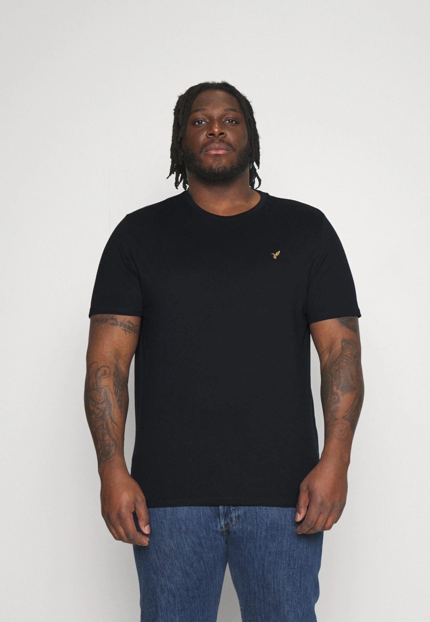 Pier One 2 Pack - T-Shirt Basic - Dark Blue/White 7 Pier One 2 Pack - T-Shirt Basic - Dark Blue/White - Afbeelding 5