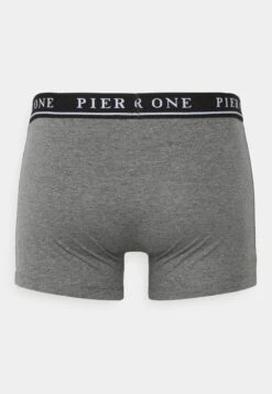Pier One 5 Pack - Onderbroeken -Black/Mottled Dark Grey -Pier One 363afa71a2ae4dc49a0189dd440f8a5f