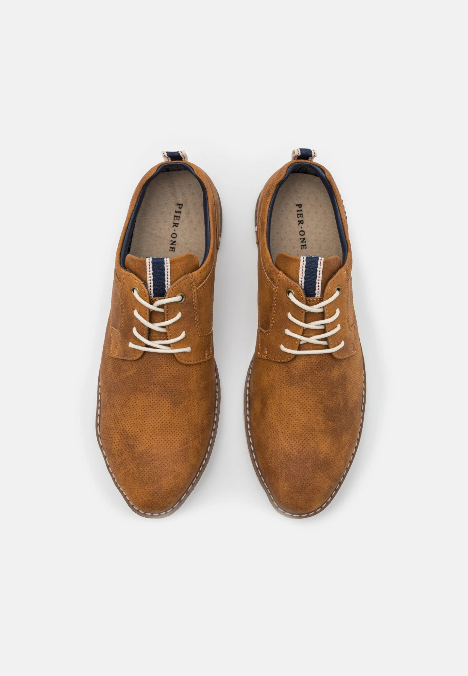 Pier One Sportieve Veterschoenen - Cognac 6 Pier One Sportieve Veterschoenen - Cognac - Afbeelding 4