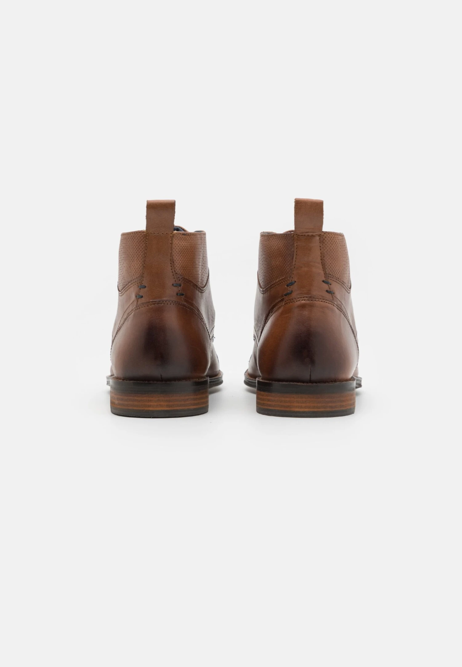 Pier One Leather - Veterboots - Cognac 5 Pier One Leather - Veterboots - Cognac - Afbeelding 3