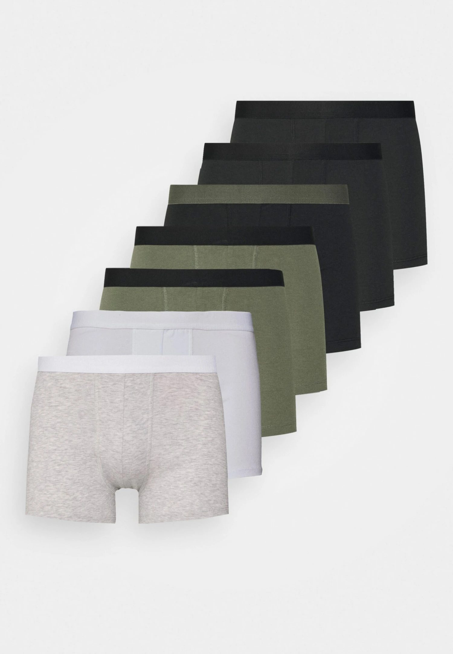 Pier One 7 Pack - Onderbroeken - Black/Grey/Khaki 7 Pier One 7 Pack - Onderbroeken - Black/Grey/Khaki - Afbeelding 5