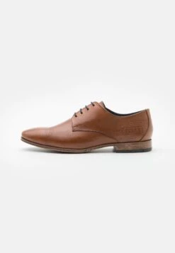 Pier One Leather - Veterschoenen - Cognac