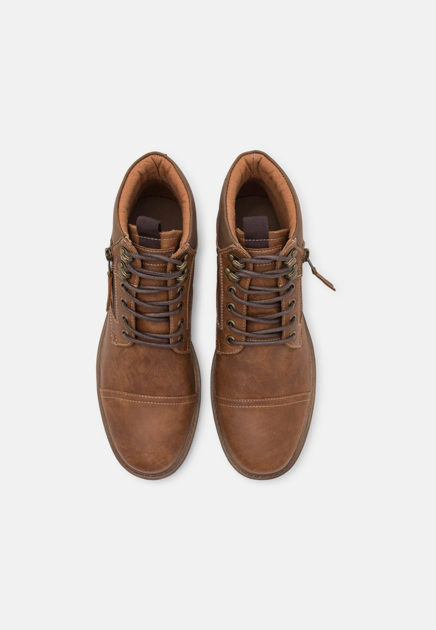 Pier One Veterboots - Cognac 6 Pier One Veterboots - Cognac - Afbeelding 4