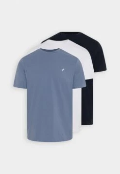 Pier One 3 Pack - T-Shirt Basic - White/Dark Blue/Blue 15 Pier One 3 Pack - T-Shirt Basic - White/Dark Blue/Blue -Pier One 8188735d5da04a0e90815cda0be953a7