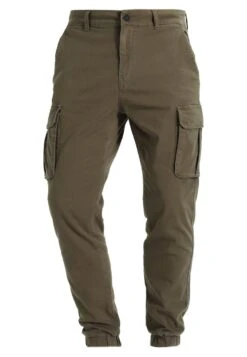 Pier One Cuffed Skinny Trouser- Cargobroek - Khaki -Pier One 8b5d9a7661e7447cbc122a53d9869344