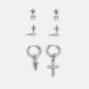 Pier One 3 Pack Unisex - Oorbellen - Silver-Coloured 2 Pier One 3 Pack Unisex - Oorbellen - Silver-Coloured -Pier One 91ff65dc2d62466d9aae0c3f60ce44b7
