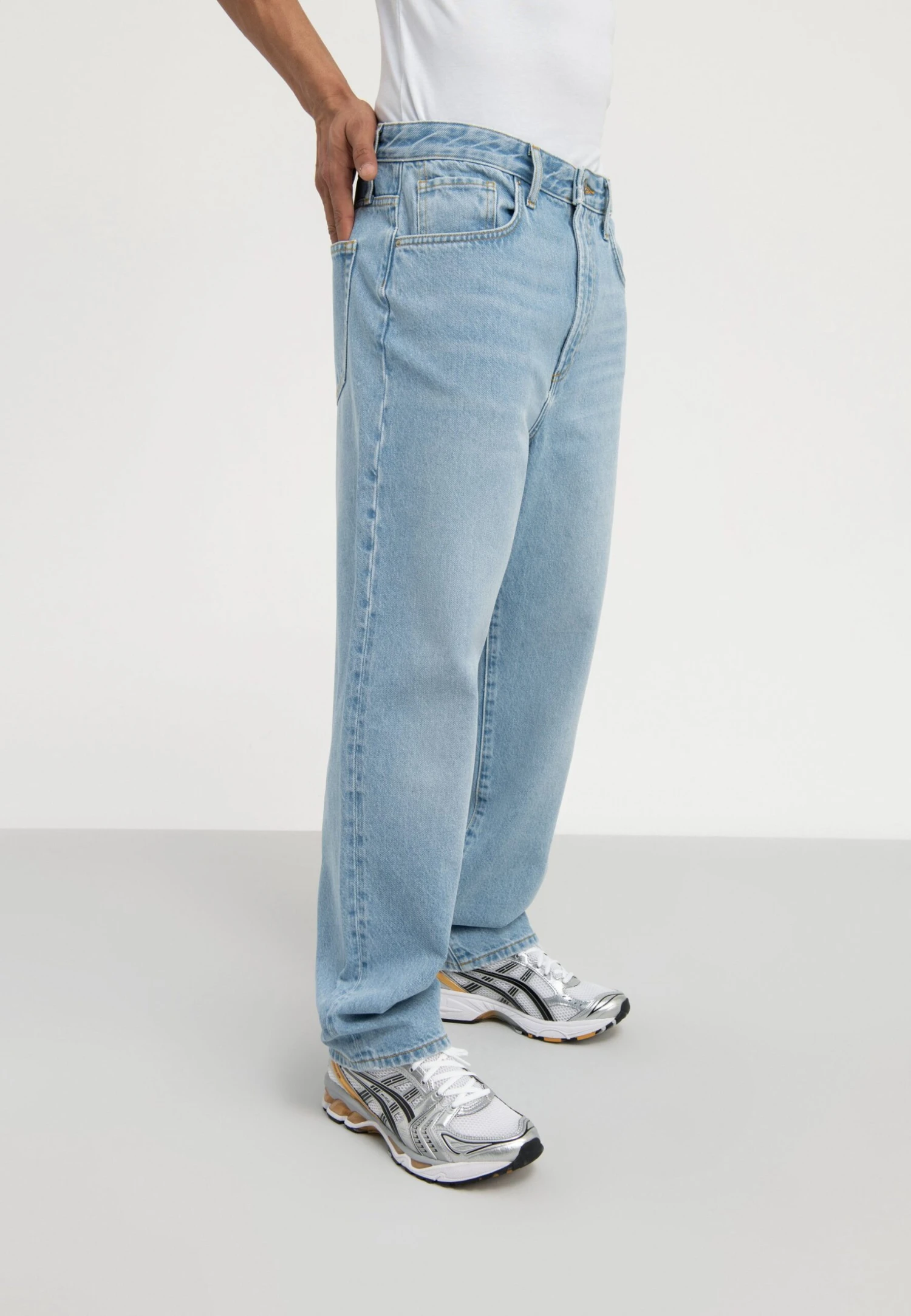 Pier One Relaxed Fit Jeans - Light Blue Denim 6 Pier One Relaxed Fit Jeans - Light Blue Denim - Afbeelding 4