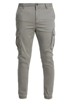 Pier One Cuffed Skinny Trouser- Cargobroek - Grey -Pier One a09b1a92eb324dc1b90d5202c92319c0