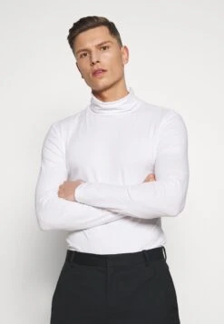 Pier One 2 Pack - Longsleeve - White/Black 11 Pier One 2 Pack - Longsleeve - White/Black -Pier One a236e23de24943c2b31da887f93fc262