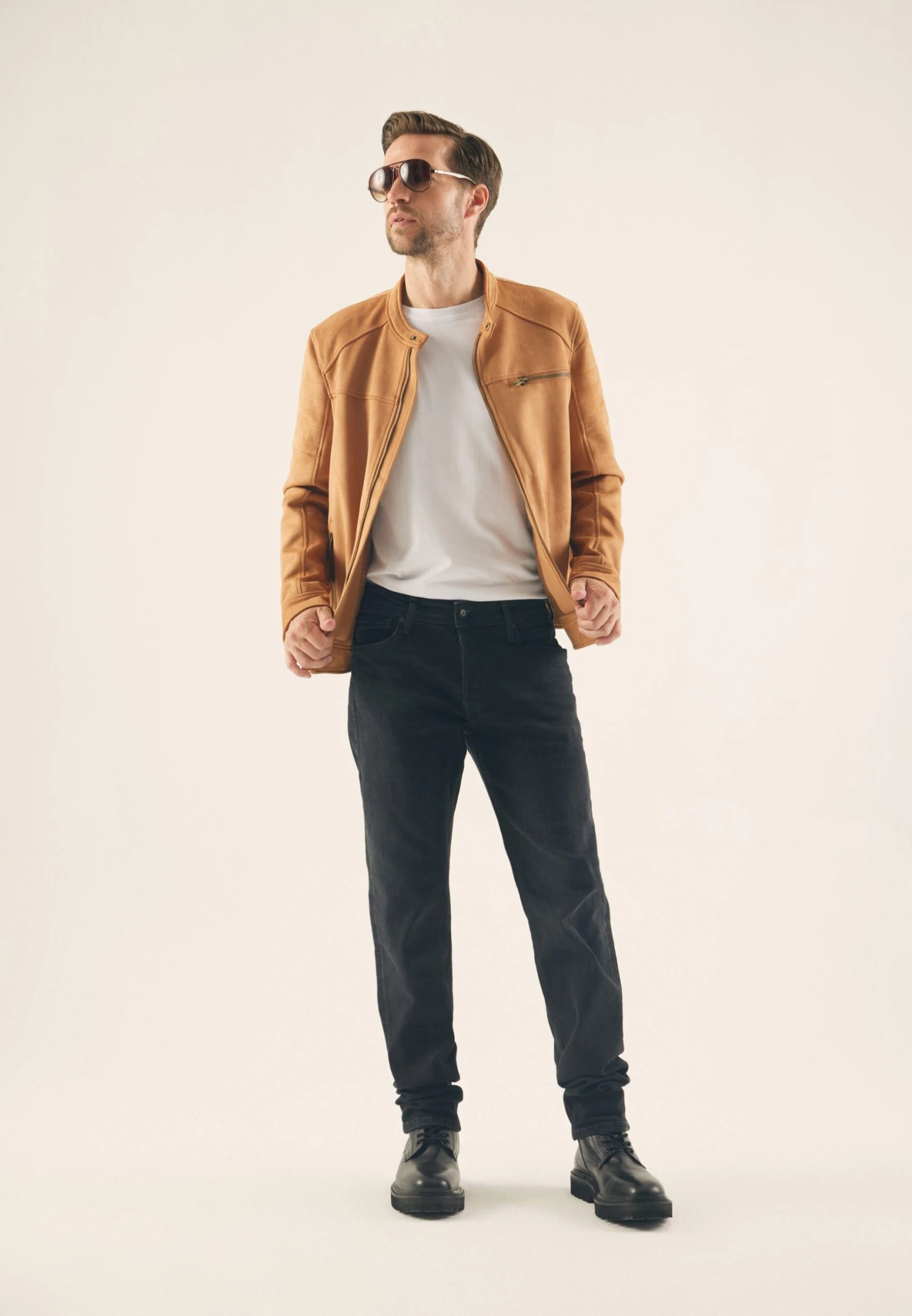 Pier One Imitatieleren Jas - Cognac 4 Pier One Imitatieleren Jas - Cognac - Afbeelding 2