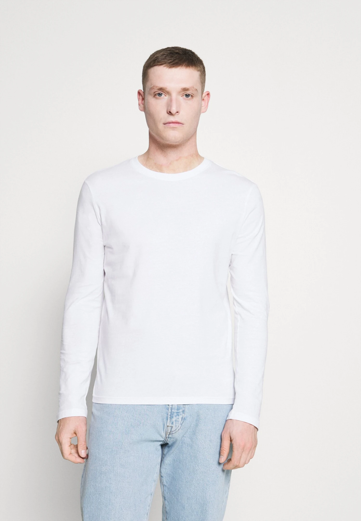 Pier One 5 Pack - Longsleeve - White/Dark Blu/Grey 4 Pier One 5 Pack - Longsleeve - White/Dark Blu/Grey - Afbeelding 2