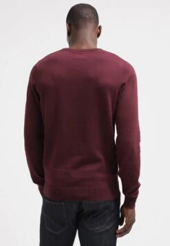 Pier One Basic Crewneck - Trui - Bordeaux -Pier One aaf245cbddbb47c589ef82b506fadeca