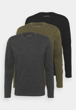 Pier One Longsleeve - Black/Dark Grey/Olive 16 Pier One Longsleeve - Black/Dark Grey/Olive -Pier One b4d996d7053e490480baa53d482fec18