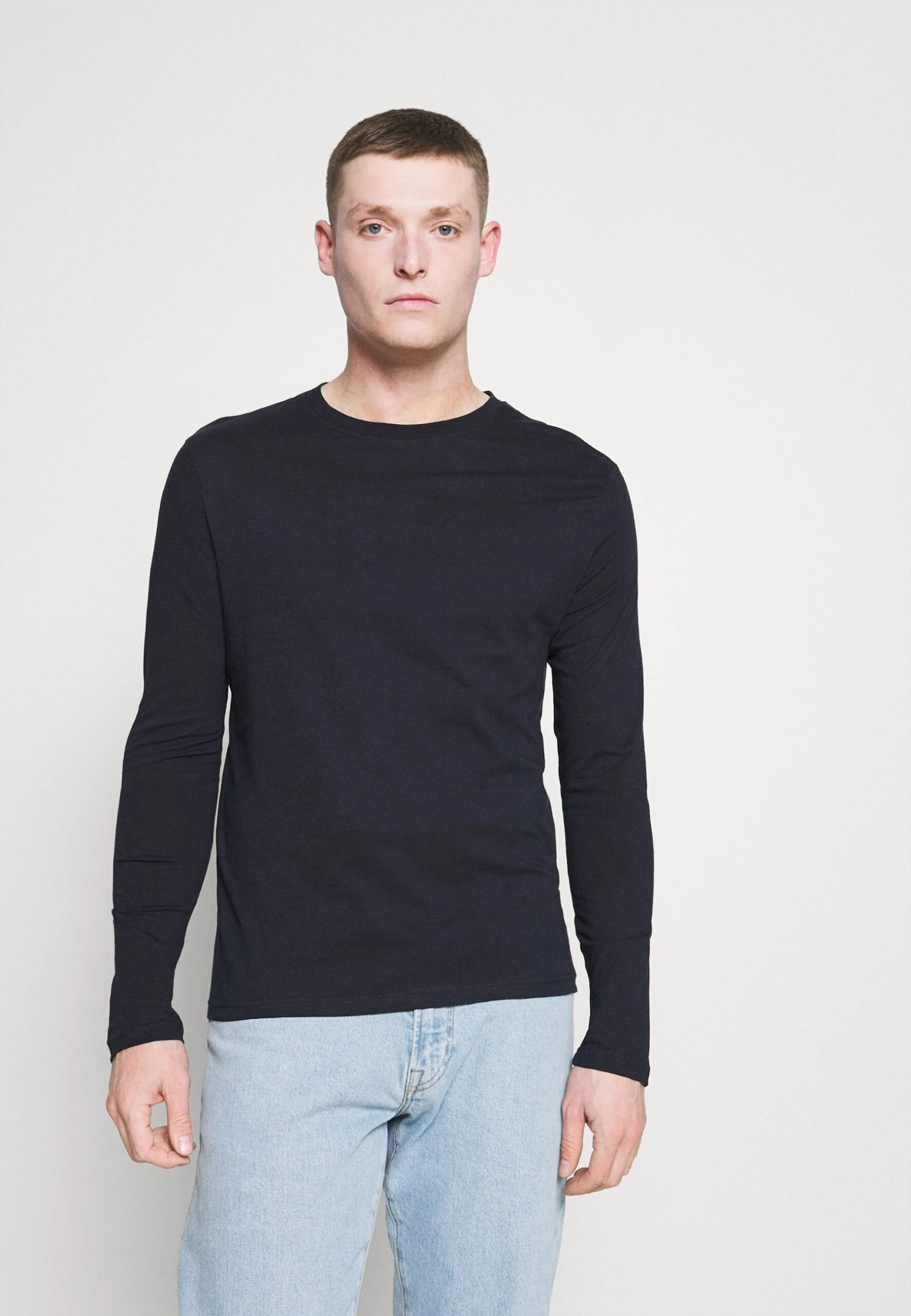 Pier One 5 Pack - Longsleeve - White/Dark Blu/Grey 7 Pier One 5 Pack - Longsleeve - White/Dark Blu/Grey - Afbeelding 5