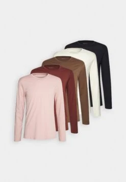 Pier One 5 Pack - Longsleeve - Off-White/Mauve/Brown 18 Pier One 5 Pack - Longsleeve - Off-White/Mauve/Brown -Pier One b8e45d0b40634cbaac3eb14e9c373a5b