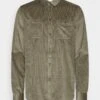 Pier One Corduroy Overshirt - Overhemd - Khaki