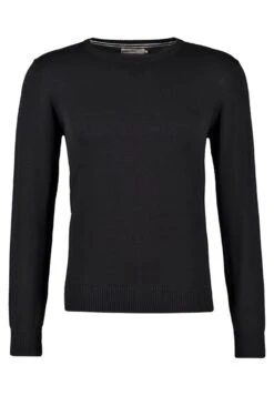 Pier One Basic Crewneck - Trui - Black -Pier One c5ca2388fe5d4d33a54abb4077ab8816