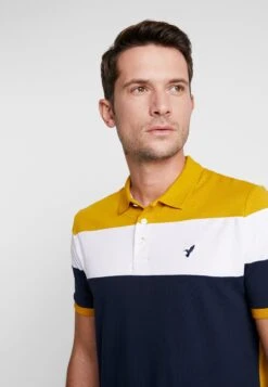 Pier One Poloshirt - Dark Blue/Mustard 11 Pier One Poloshirt - Dark Blue/Mustard -Pier One cf6c6e70fc1646b69c258ce52b28f46a