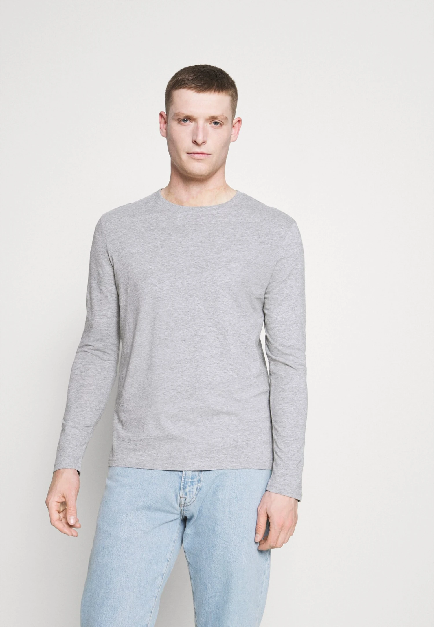 Pier One 5 Pack - Longsleeve - White/Dark Blu/Grey 6 Pier One 5 Pack - Longsleeve - White/Dark Blu/Grey - Afbeelding 4