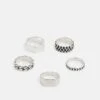 Pier One 5 Pack - Ring - Silver-Coloured 2 Pier One 5 Pack - Ring - Silver-Coloured -Pier One fc3926f0e1e341beb8f9300523b0deb6