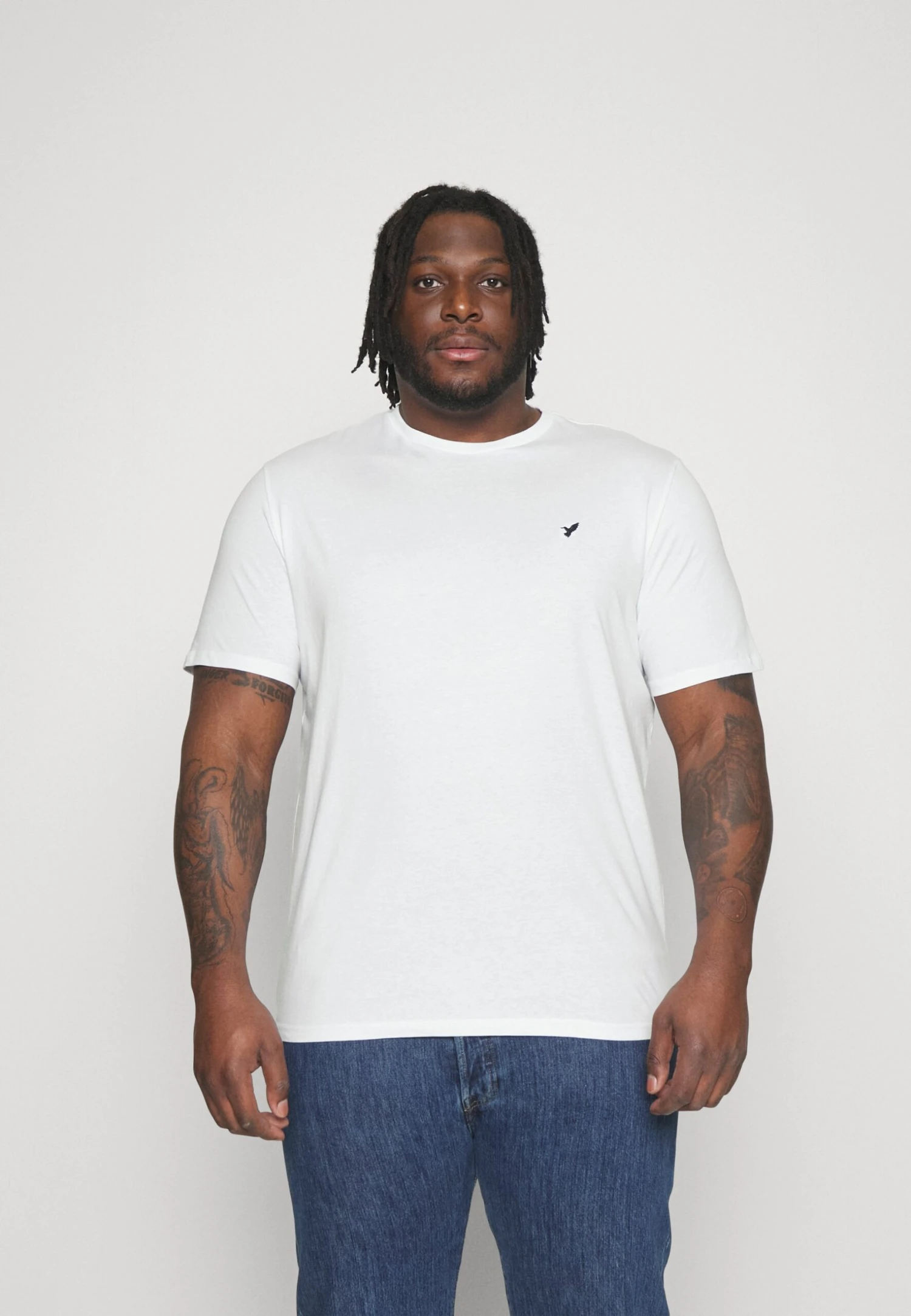 Pier One 2 Pack - T-Shirt Basic - Dark Blue/White 5 Pier One 2 Pack - T-Shirt Basic - Dark Blue/White - Afbeelding 3